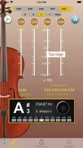 Cello Tuner - PRO screenshot 2