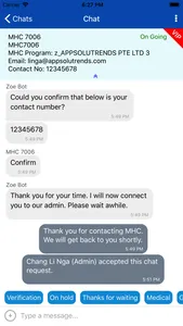 MHCChat screenshot 4