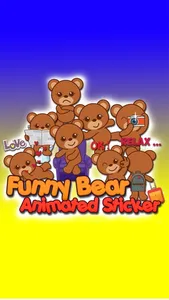 Funny Bear Animated Sticker screenshot 0