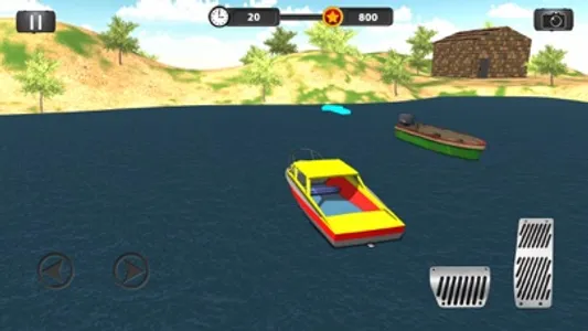 Real Police Boat Parking Simulator Game 3d screenshot 2