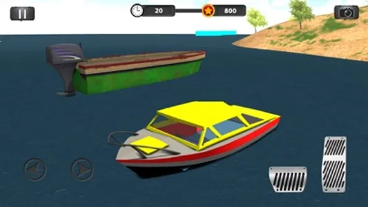 Real Police Boat Parking Simulator Game 3d screenshot 3