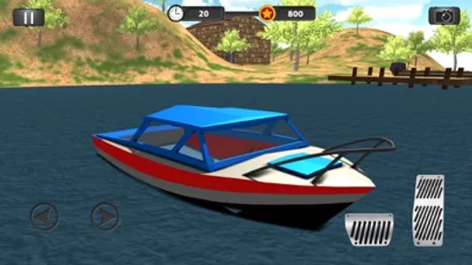 Real Police Boat Parking Simulator Game 3d screenshot 4