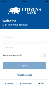 Citizens Bank Amarillo Mobile screenshot 1