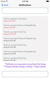 Dukan Calendars screenshot 4