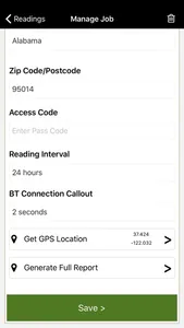 Protimeter BLE screenshot 2