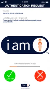 IAmI Authentication - Admin screenshot 1