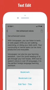 Text to Speech Voicepaper 2 screenshot 1