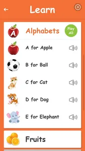 Nursery Fun Learning & Quiz screenshot 2