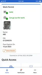 SGWorkPass screenshot 2