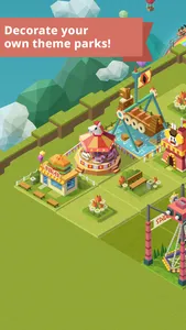 Merge Tycoon: 2048 Theme Park screenshot 1