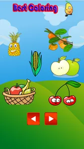 Happy Coloring Painting of Fruits screenshot 2