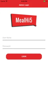 MealHi5 - Admin Panel screenshot 0