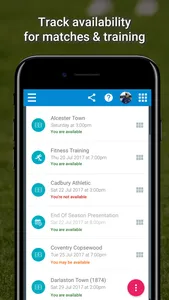 TeamStats - Football Team App screenshot 2