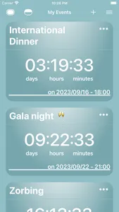 My Events - Countdown screenshot 0