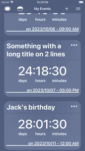 My Events - Countdown screenshot 3