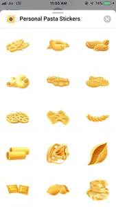 Personal Pasta Stickers screenshot 0