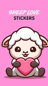 Sheep Love Stickers screenshot 0