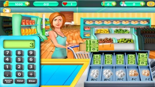 Supermarket Shop Cash Register screenshot 1