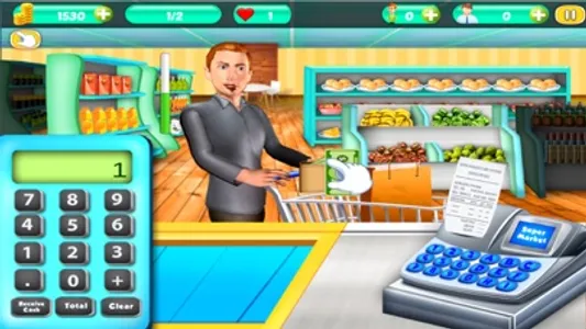 Supermarket Shop Cash Register screenshot 2