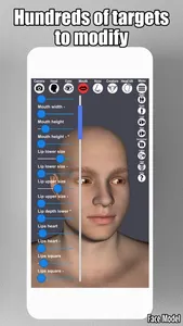 Face Model -posable human head screenshot 3