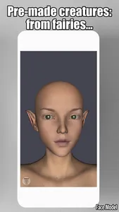 Face Model -posable human head screenshot 6