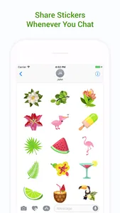 Hawaii Travel & Vacation Emoji screenshot 0