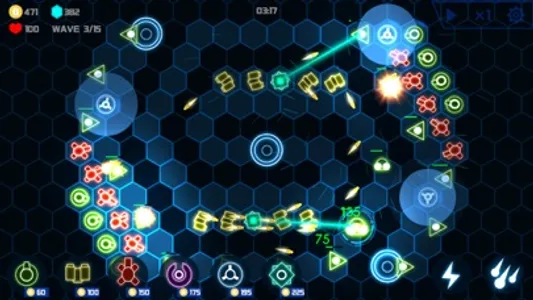 Hex Gem Defense screenshot 2