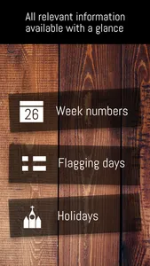 Finnish calendar screenshot 1