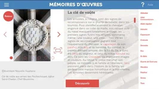 Mémoire d'œuvres screenshot 2