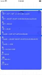 Triangle & Angle calculator screenshot 5