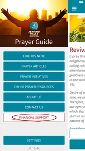 Jericho Walls Prayer App screenshot 3