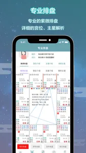 紫微斗数-八字算命排盘 screenshot 2