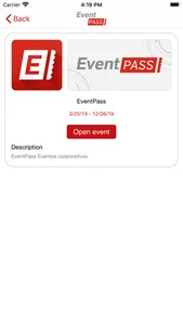 EventPass screenshot 1