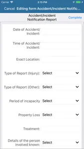 COINS mForms screenshot 3