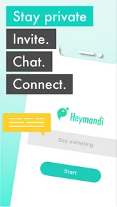 Heymandi:New Friends via Words screenshot 0