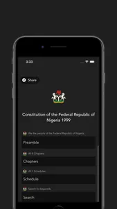 Nigerian Constitution 1999 screenshot 1