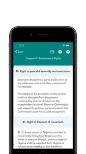 Nigerian Constitution 1999 screenshot 3