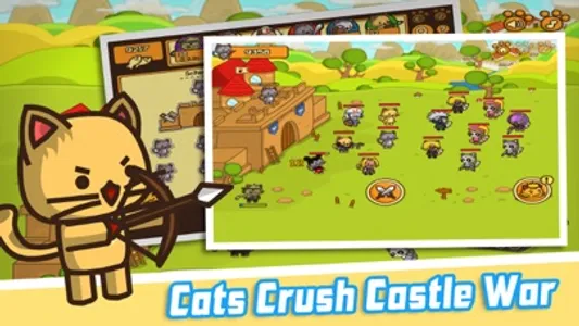 Cats Crash:Castle War screenshot 1