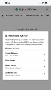 Siljan News screenshot 1