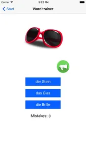 German Word trainer, Grammar screenshot 0