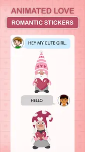 Animated Love Romantic Sticker screenshot 1