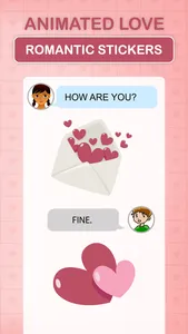 Animated Love Romantic Sticker screenshot 2