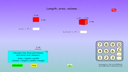 Area and Volume screenshot 2