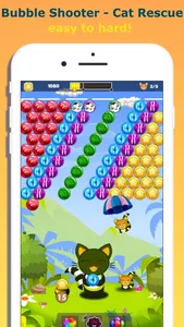 Bubble Shooter - Cat Rescue screenshot 1