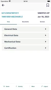 SIMOTICS Digital Data screenshot 5