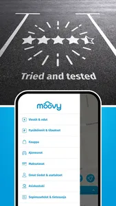 Moovy, Finnish parking app screenshot 5