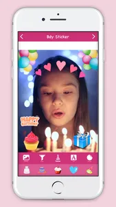 B'day Sticker : Sticker Booth screenshot 2