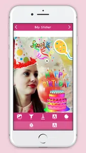 B'day Sticker : Sticker Booth screenshot 3