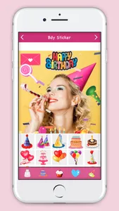 B'day Sticker : Sticker Booth screenshot 4