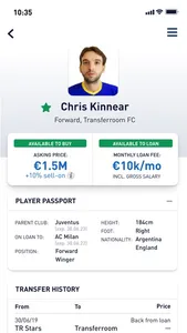 TransferRoom screenshot 2